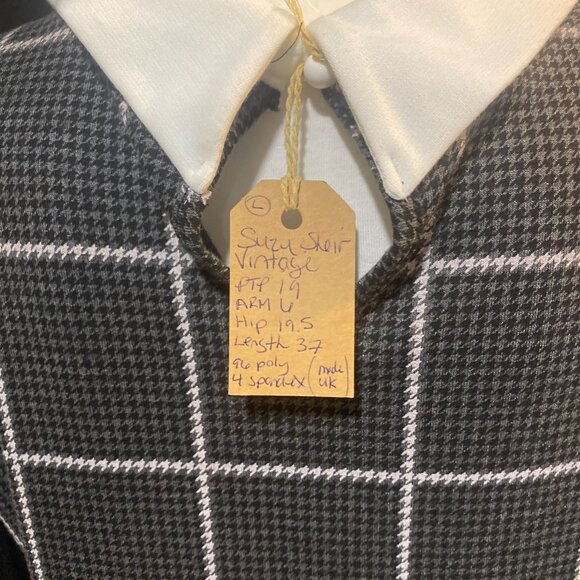 🍄487-You Are Frocking Cute💛 Suzy Shier Collared Black & White Frock - Picture 8 of 12